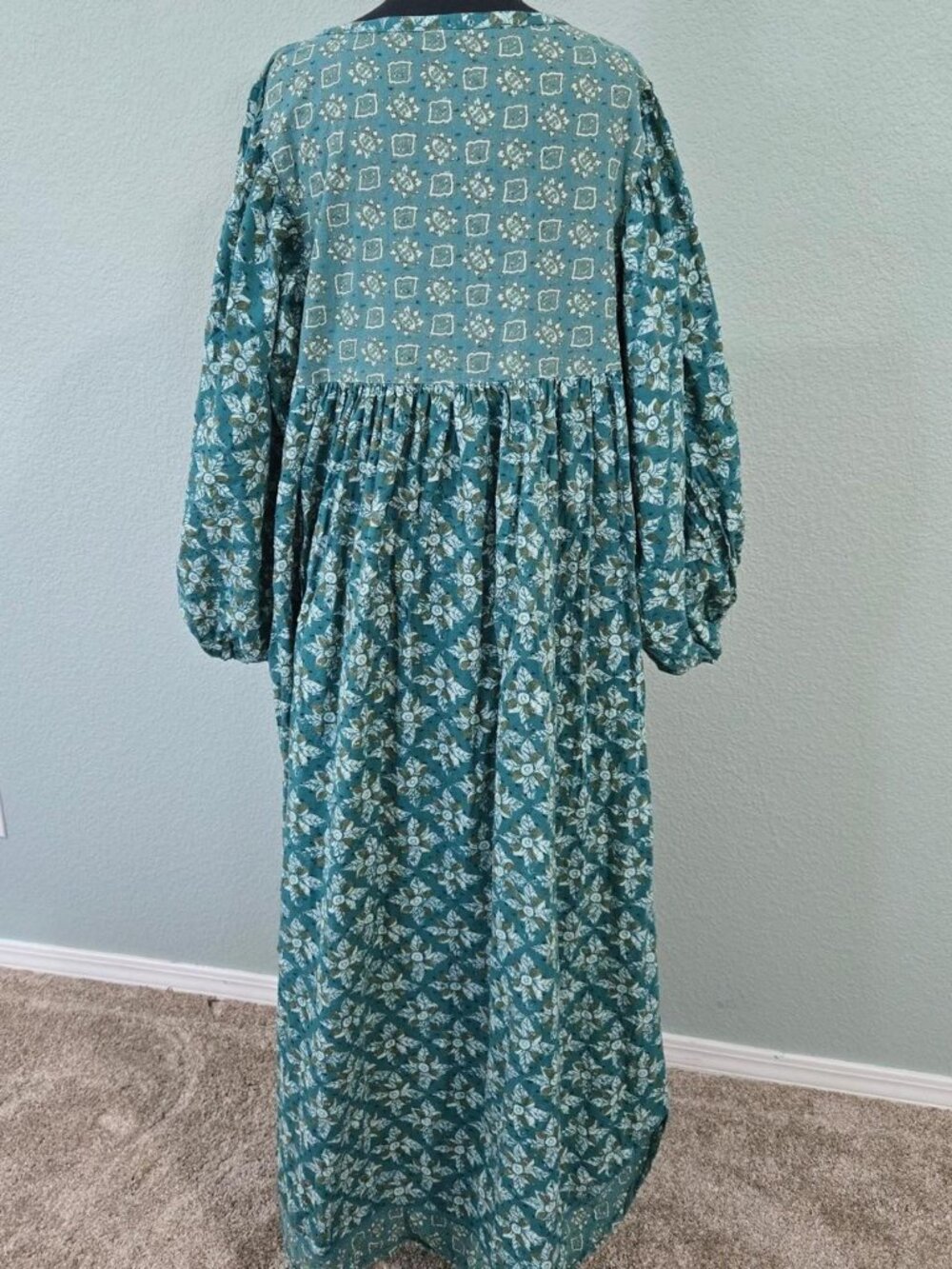 Free People Hazy Maisy Floral Maxi Dress in Green - Picture 5 of 6